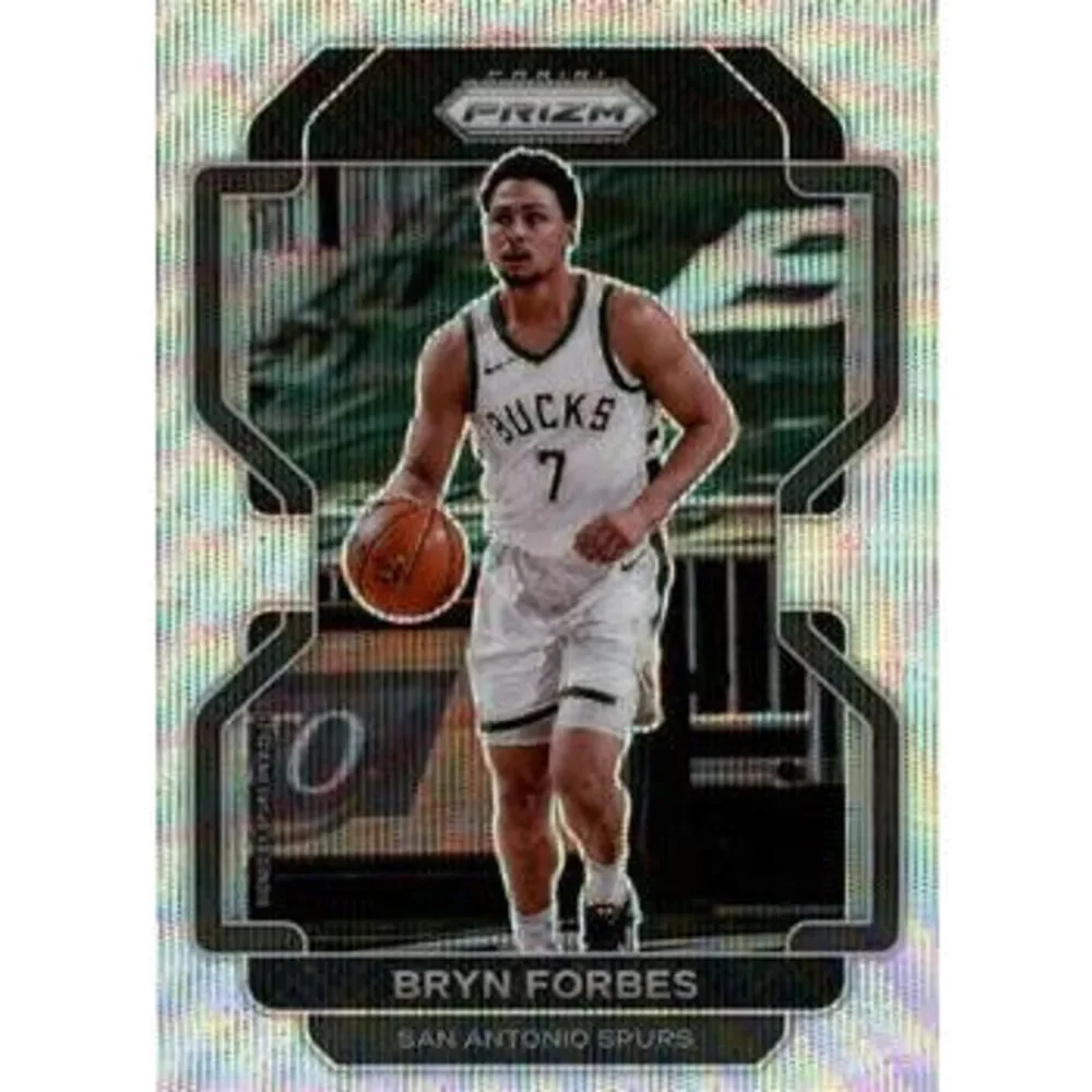 2021-22 Panini Silver Prizm Bryn Forbes 33 San Antonio Spurs